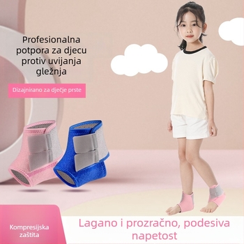 Zaštita gležnja za djecu — najlon, prozračni perforirani dizajn, podesivi elastični, za badminton