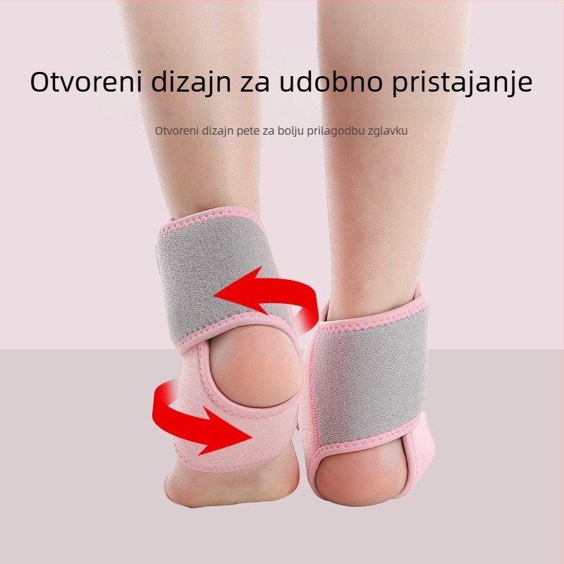 Zaštita gležnja za djecu — najlon, prozračni perforirani dizajn, podesivi elastični, za badminton