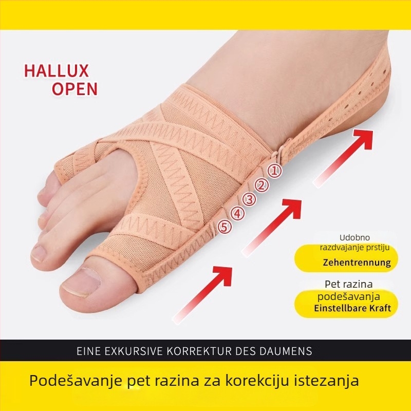 AB-148 Korektor prsta – nosivi korektor hallux valgus, odjeljivač prstiju, materijal platno, sve sezone