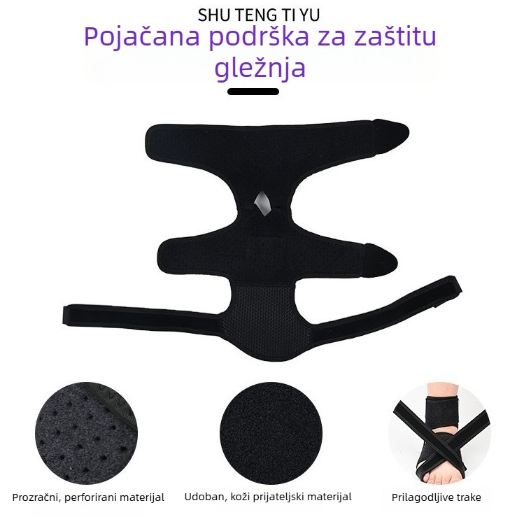 Zaštita gležnja za outdoor sportove — prozračna, podesiva podrška s rehabilitacijskom pomoći, pogodna za košarku i trčanje