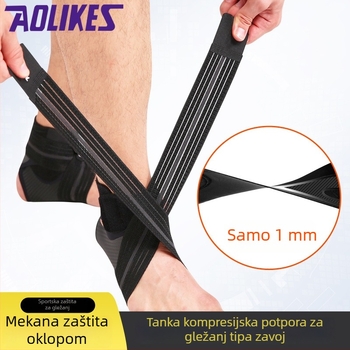 Na skladištu veleprodaja zaštita gležnja — tanak, prozračan, fiksna kompresijska zaštita za uganuće, sportski zavoji za gležanj