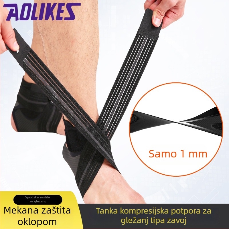 Na skladištu veleprodaja zaštita gležnja — tanak, prozračan, fiksna kompresijska zaštita za uganuće, sportski zavoji za gležanj