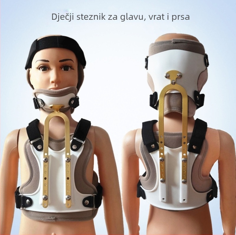 Prilagodljivi dječji fiksator za glavu, vrat i prsa