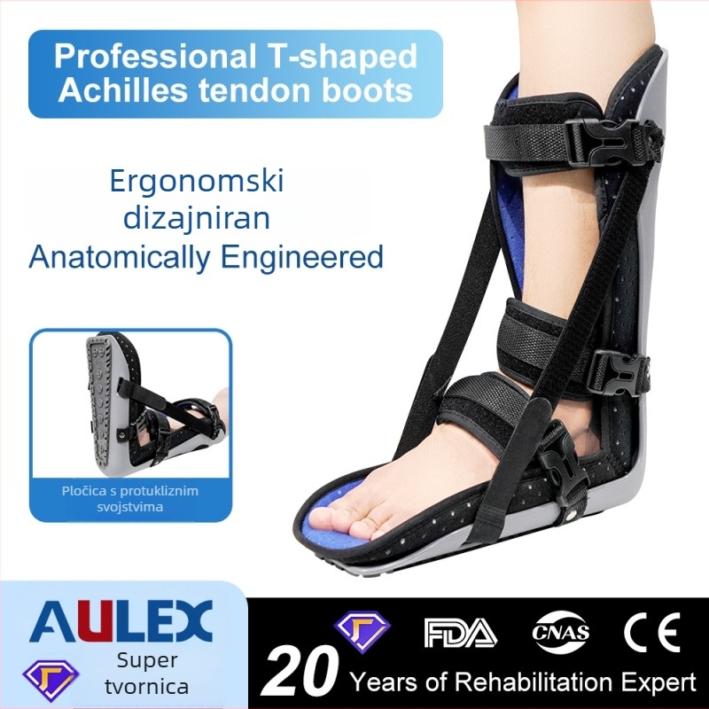 Zglobni gležanj ortoza s aluminijskim legurama i gustom pjenom; univerzalna prilagodba; EVA standardni model, EVA okvirni model, EVA polukružna pločica, donji dio ubrizgan