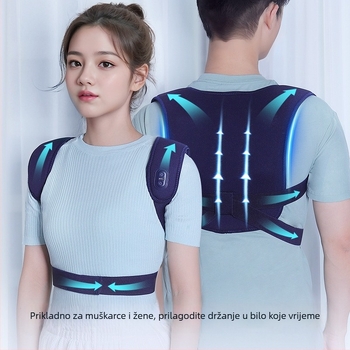 GX-503 Traka za masažu leđa s korekcijom držanja, vibracijom i toplinskim kompresom