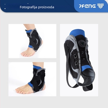 Gležanjska potpora s prilagodljivim trakama, prozračan neopren, za odrasle, pogodna za košarku i trčanje