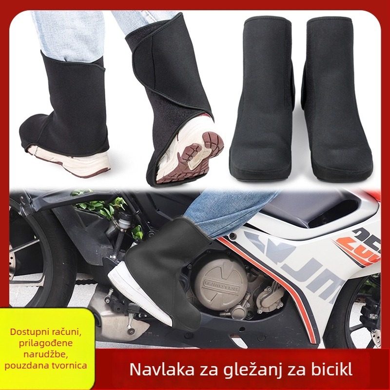 Zimske tople zaštitne navlake za gležnjeve za vanjsku vožnju biciklom, unisex, zaštita gležnja za električne bicikle i motocikle