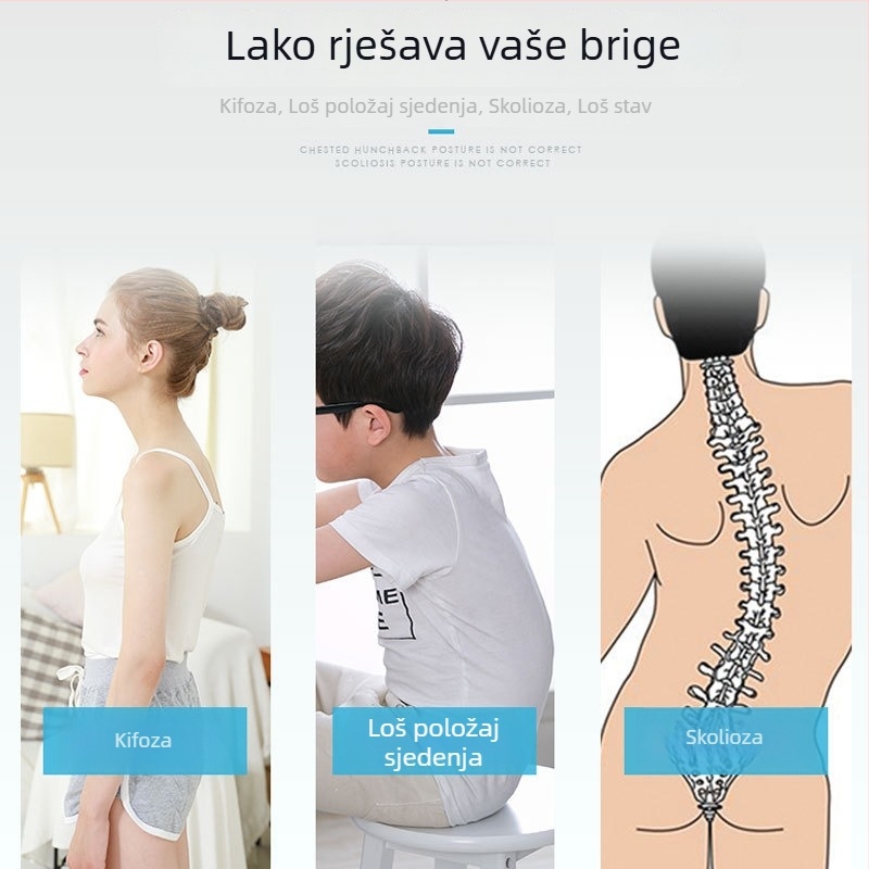 Korektor držanja za odrasle - protiv grba, otvoreni rameni, uspravna leđa, prozračni oblik (Model 019, Šifra 019, 2023)