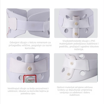 Vratni štitnik za korekciju prednjeg nagiba vrata (TPR materijal, polimerni fiksni nosač, bez zagrijavanja, 3-mjesečna garancija)