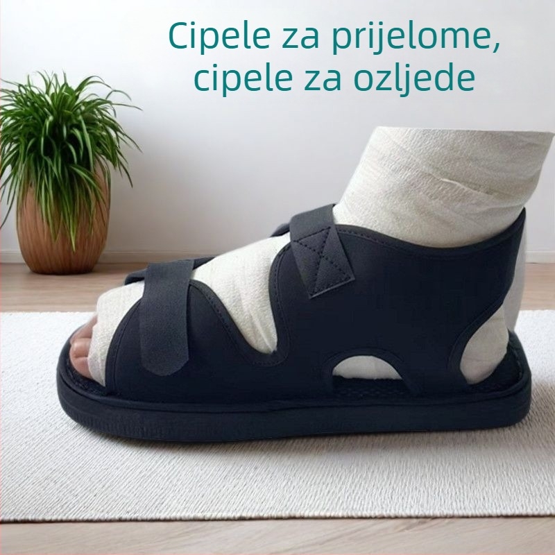 Cipele za rehabilitaciju ozljede stopala — EVA materijal, cipele s otvorenim prstom, slip-on, za sve sezone, model 022