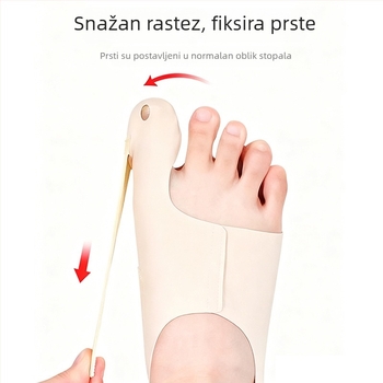 Korektor za veliki prst 008, Nylon + Spandex, Podesiv, Za sve sezone