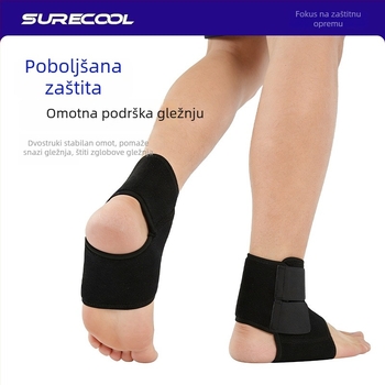 Neopreni zaštitnik za gležanj za košarku i trčanje, prozračan, zaštita od uganuća