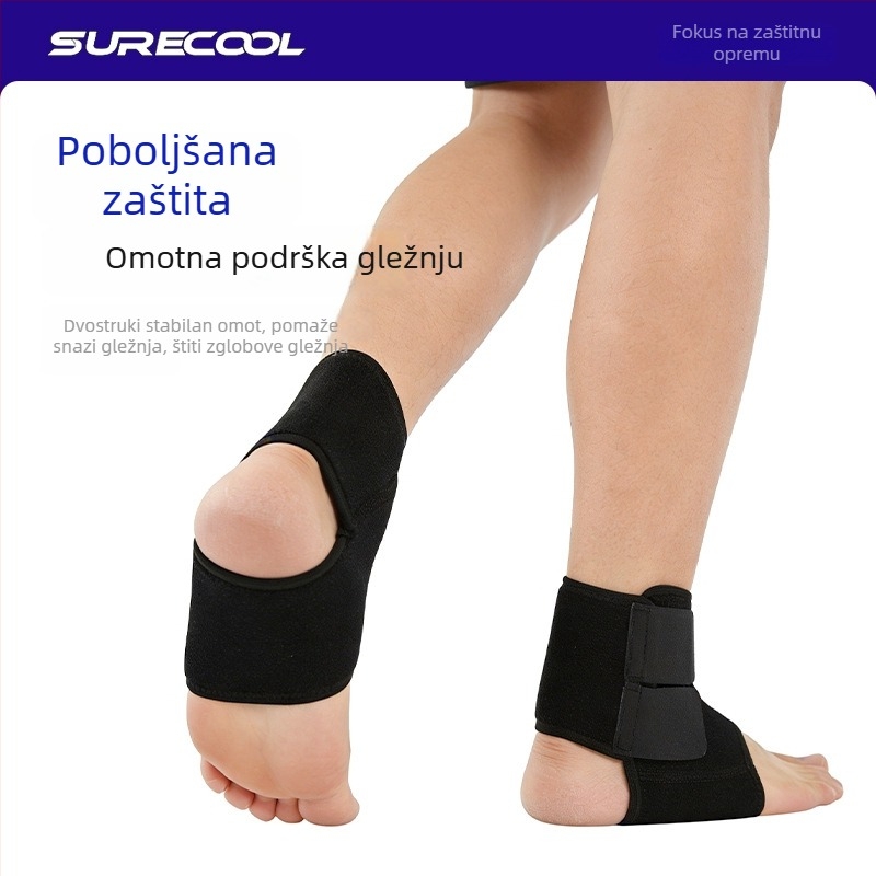 Neopreni zaštitnik za gležanj za košarku i trčanje, prozračan, zaštita od uganuća