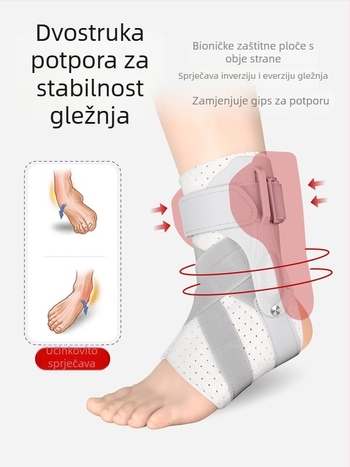 Prozračna podrška gležnju za sportske ozljede i oporavak od uganuća, gležanjska ortoza s kompresijom, za muškarce i žene