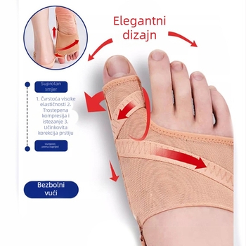Korektor za palac pri hallux valgus sa separatorom prstiju — Model Jys1122, Brend Other, Uvedeno na tržište 2025