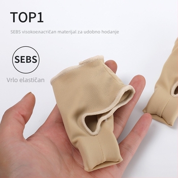 Ispravljač valgusnog palca na nozi, model YX-016, materijal Sebs lycra, serija Toe corrector, korektivni zaštitnici stopala, pogodno za zimu, proljeće i jesen