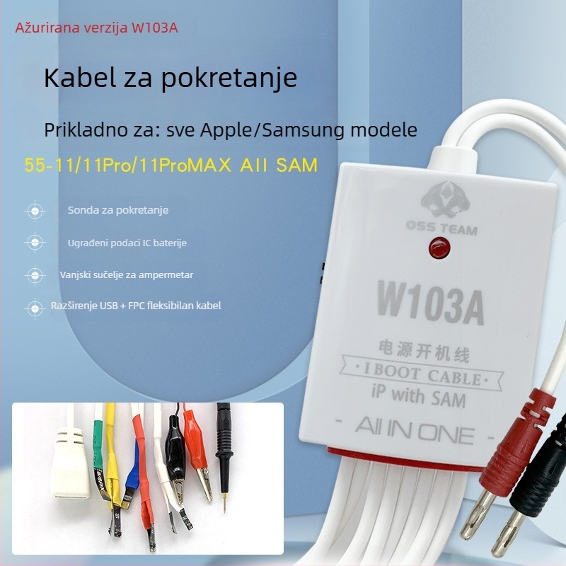 Poboljšana verzija linije napajanja i aktivacije pločice za Apple bateriju — linija za popravak i testiranje mobitela