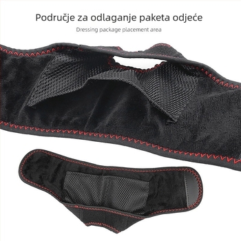 USB grijani zaštitnik zgloba s kontrolom temperature, unisex za odrasle, sportska zaštita gležnja, poliesterska vlakna i kristalni velur