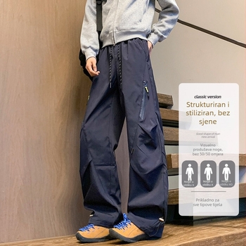 Unisex hlače za planinarenje s tri zaštite, ravni kroj, plus veličina, casual hlače HK9662