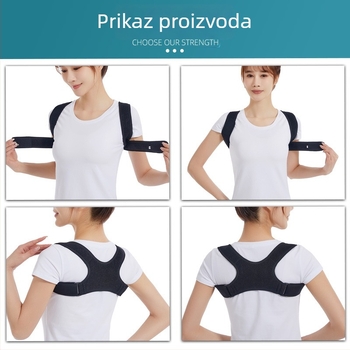 Yu Kai yk4550 Nevidljivi pojas za korekciju držanja s I-oblikom podrške za leđa za skoliozu i prevenciju grbavosti