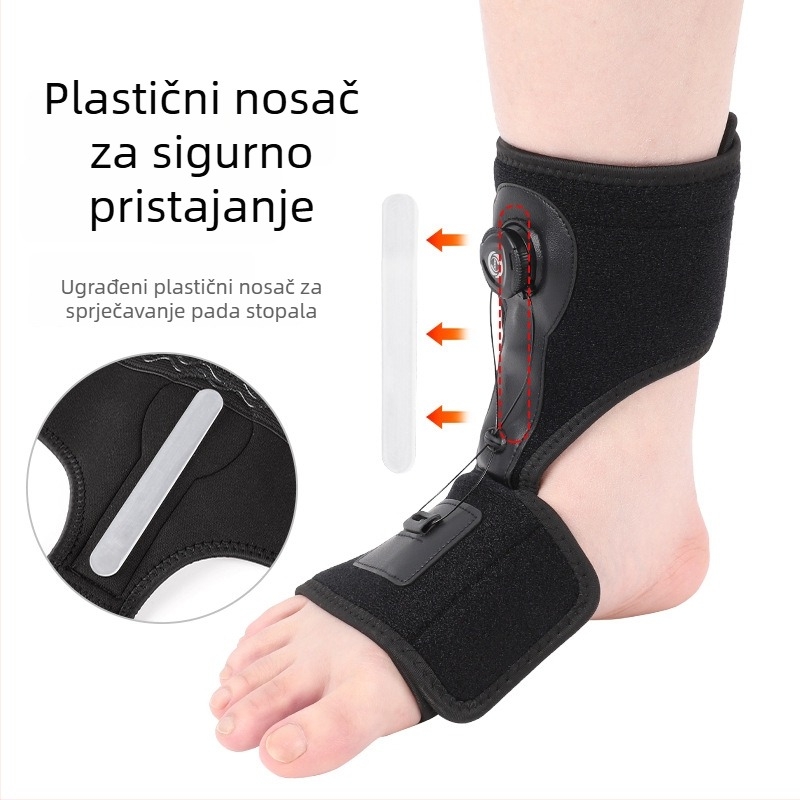 Ortoza gležnja od SBR-a i tkanine, univerzalna veličina, zaštita gležnja, pogodna za nogomet, košarku i odbojku