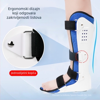 Tongyao Podrška za gležanj – spužva, prozračna, podesiva podrška, zaštita od udaraca, pomoć pri rehabilitaciji