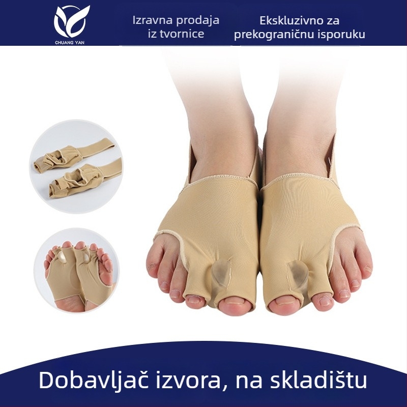 Prozračni odvojivač prstiju za hallux valgus i ispravljač velikog prsta, ortoza, SEBS, model 144, serija Toe correction