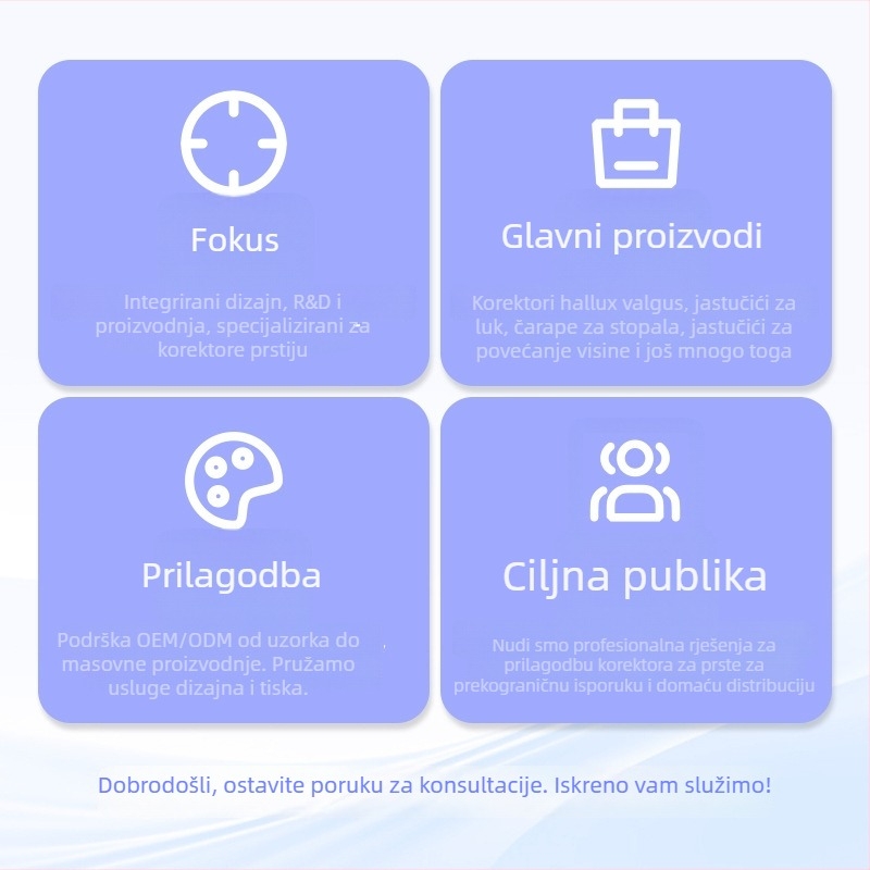 Prozračni odvojivač prstiju za hallux valgus i ispravljač velikog prsta, ortoza, SEBS, model 144, serija Toe correction