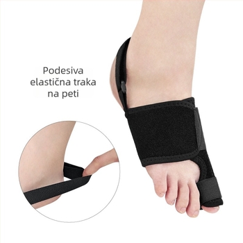 Razdjelnik za veliki prst i ortoza hallux valgus, prilagodljivi pojas za fiksiranje prsta
