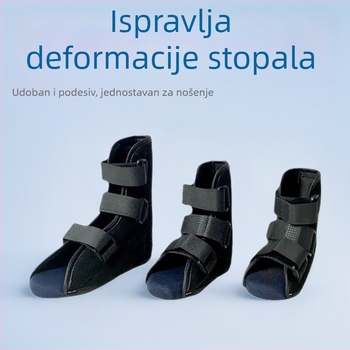 Cipele za potporu stopala s T-dizajnom, obuća za hodanje, fiksacijski remeni za korekciju pada stopala i inversije, ortoza za rehabilitaciju u ležećem položaju
