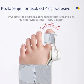 Razdjelnik palca i korektor – dan/noć, stil tipke, najlon + SBES okvir