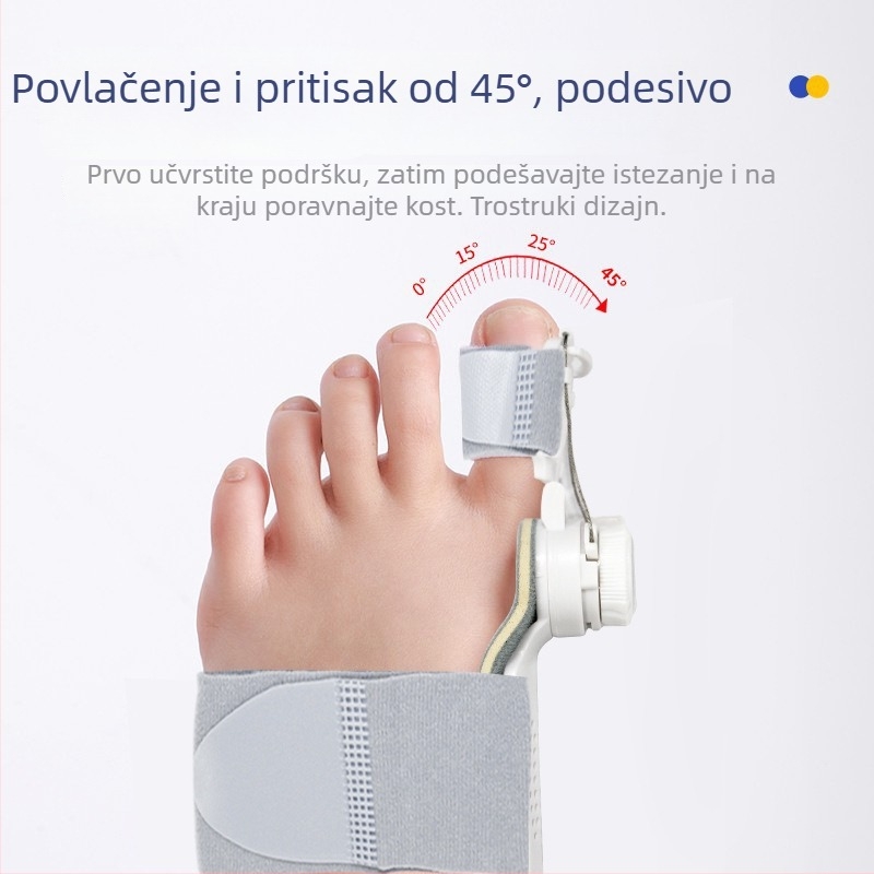 Razdjelnik palca i korektor – dan/noć, stil tipke, najlon + SBES okvir