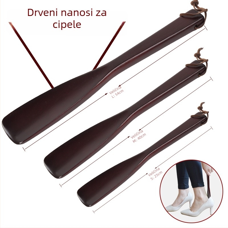 Shoehorn – model Mahogany Shoehorn; materijal: Lotus wood; univerzalno; za sve sezone