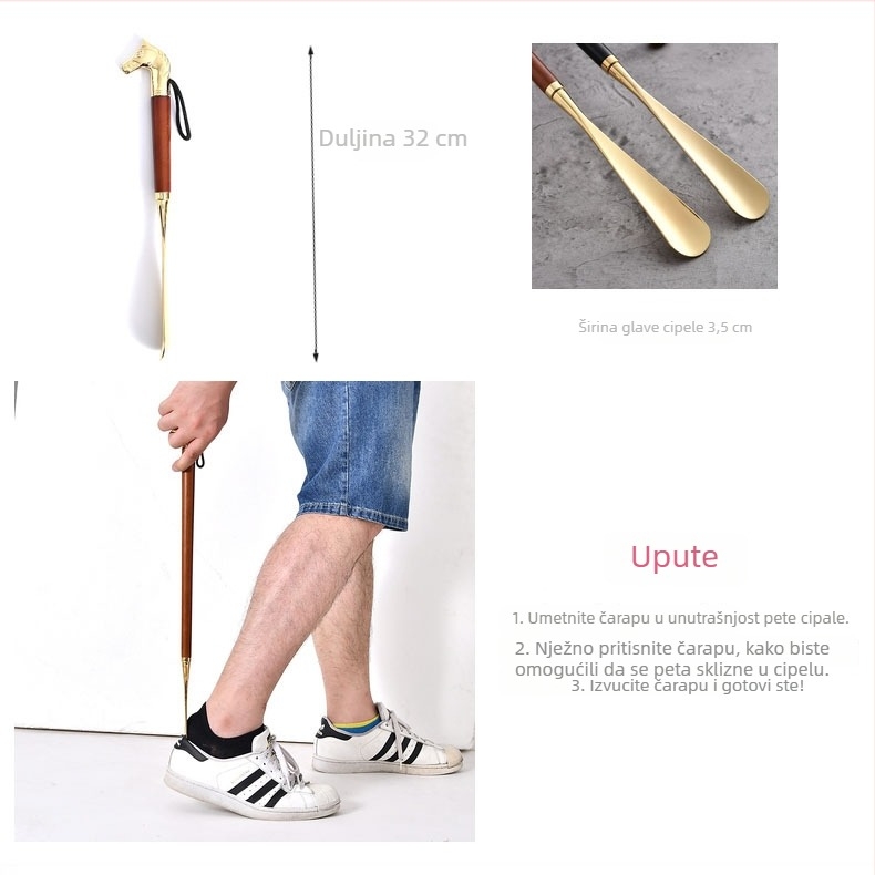 Metalni cipovni štapić s glavom konja; model: Horse head metal shoehorn; stil: shoehorn; materijal: metal; cijelo godišnje korištenje