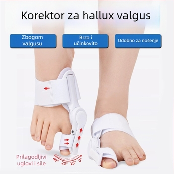 Podesivi korektor za palac za hallux valgus | Visokokvalitetna pamuk tkanina | Marka Junzukang | Pogodno za sve sezone
