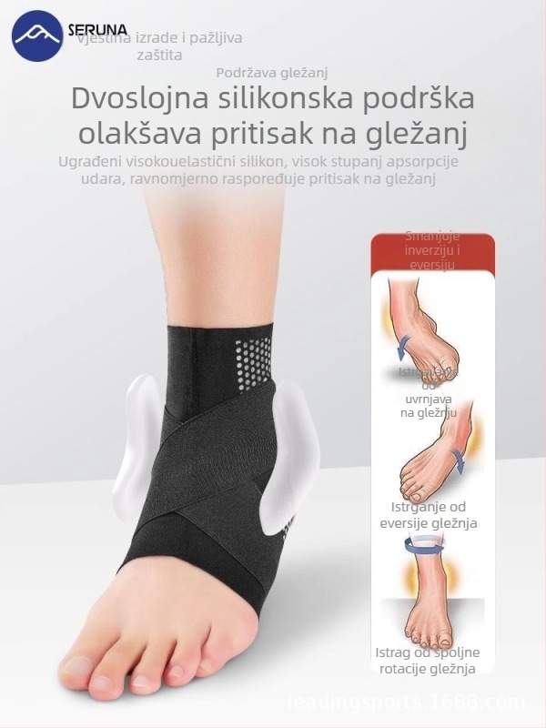 Stabilizator gležnja za sprječavanje uganuća, zaštita zgloba gležnja u sportu, za muškarce i žene
