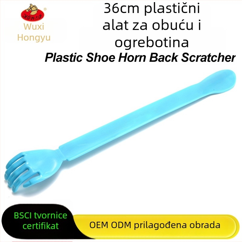 Plastični cipohorn s dugim držačem, za obuvanje cipela, Itchy stil, podrijetlo Wuxi Jiangsu, mogućnost prilagodbe