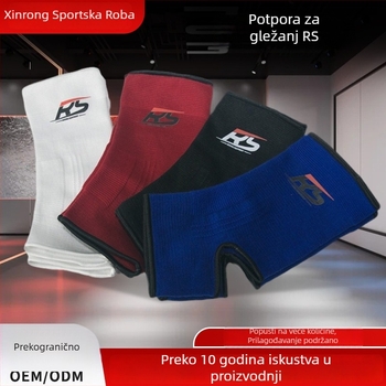 Ortez za gležanj za boksa i Muay Thai, prozračna pamučna konstrukcija, zaštita od uganuća, visoka elastičnost