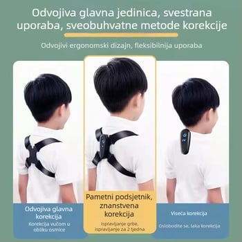 Pametan korzet za držanje tijela za odrasle i djecu – nevidljivi pojas za korekciju držanja i poboljšanje leđa