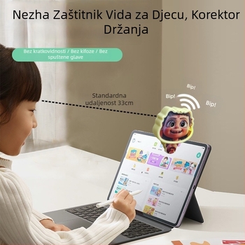 Dječja zaštita vida i korektor držanja, model E2, CE potvrda, podsjetnik udaljenosti očiju, za radni stol i domaće zadatke