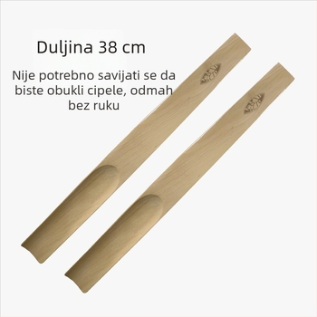 YM332 Drveni shoehorn, stil Hemu, dnevna uporaba, Youmuxin marka, pogodno za zimu
