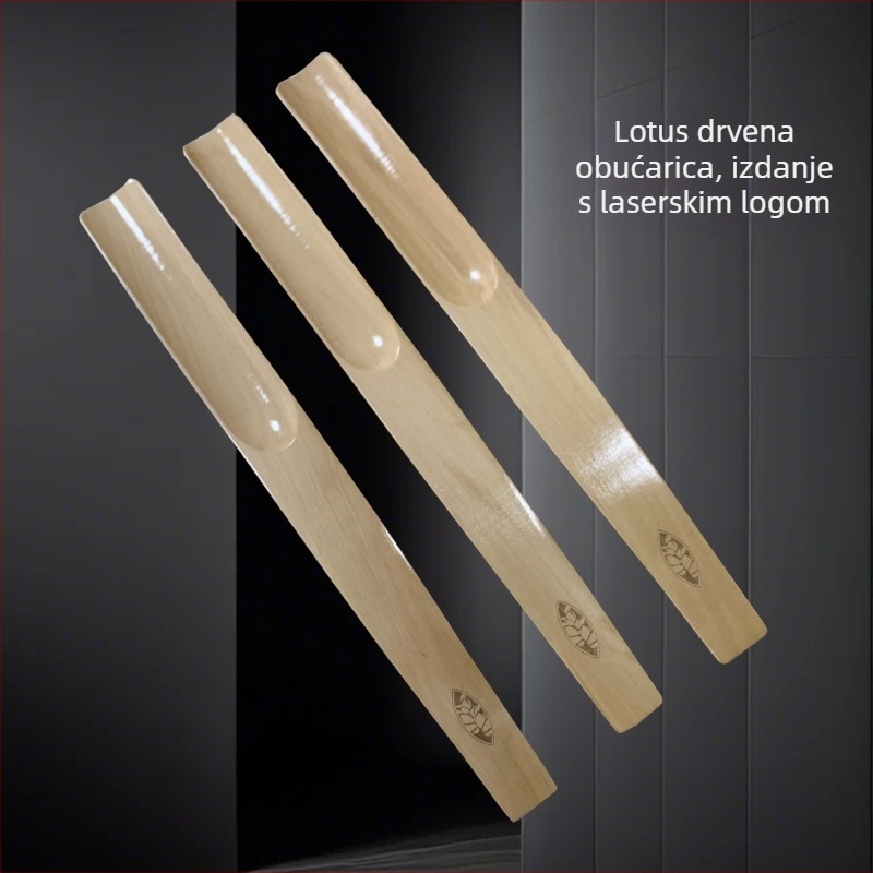 YM332 Drveni shoehorn, stil Hemu, dnevna uporaba, Youmuxin marka, pogodno za zimu