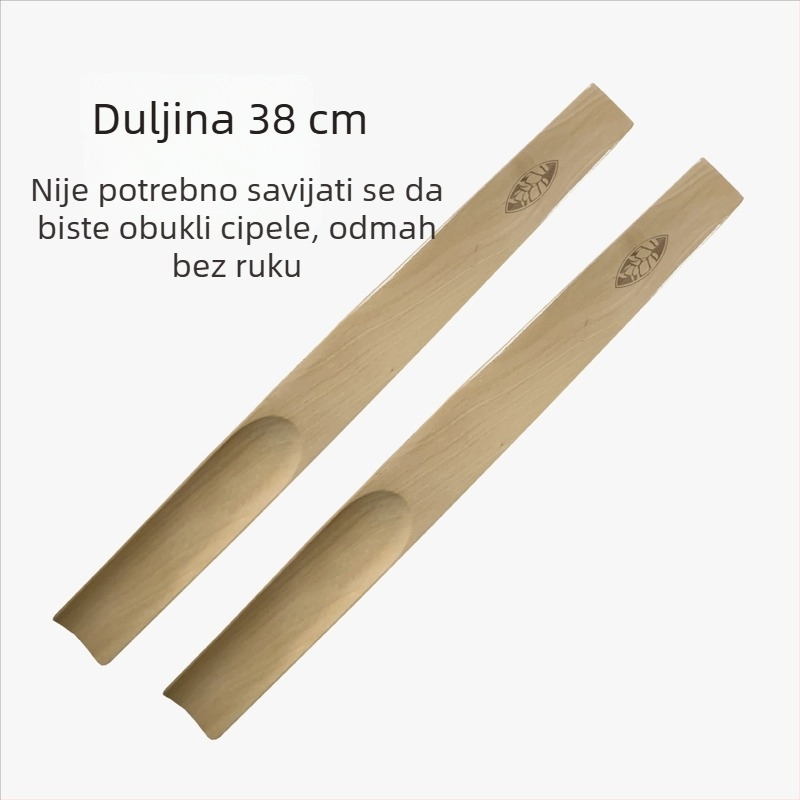 YM332 Drveni shoehorn, stil Hemu, dnevna uporaba, Youmuxin marka, pogodno za zimu