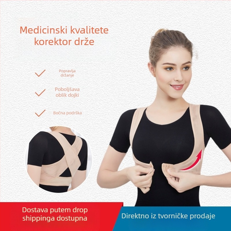 Pojas za korekciju držanja tijela za leđa i kifozu, podrška sjedala - Orthopedic 10C005, 2019