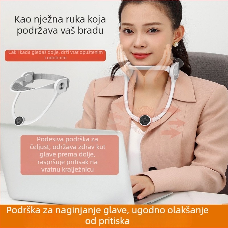 Kućni vratni pojas s podrškom za korekciju naginjanja naprijed, podesiva potpora, model H09-b, materijal PC+ABS