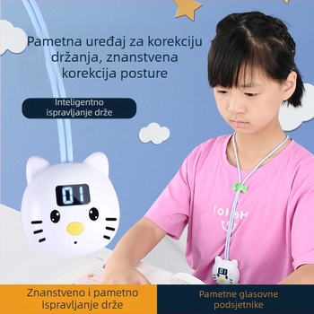 Mclino MS-C9 uređaj za korekciju drže tijela za djecu, s vibracijskim i glasovnim podsjetnicima, LCD brojilo, materijal ABS+silikon, CE ROHS certifikat