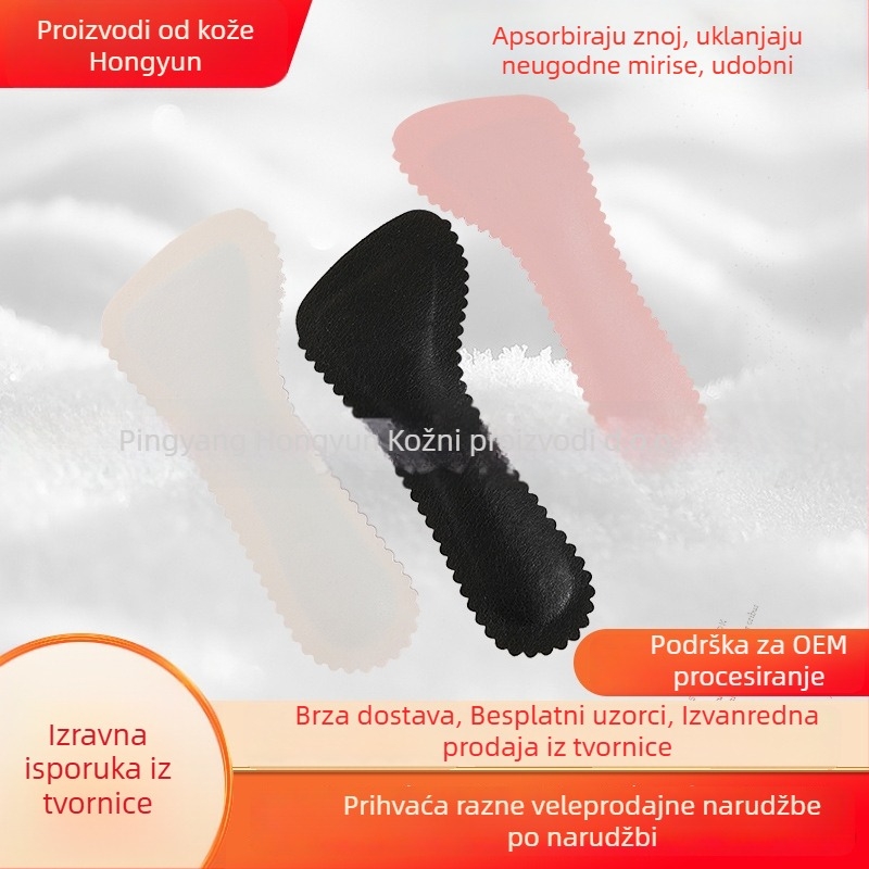 Ženski polovični ulošak za cipele od kože s latexom, dvostruka ljepljiva traka, za kožne cipele, model 110, moderan minimalistički stil, upija znoj