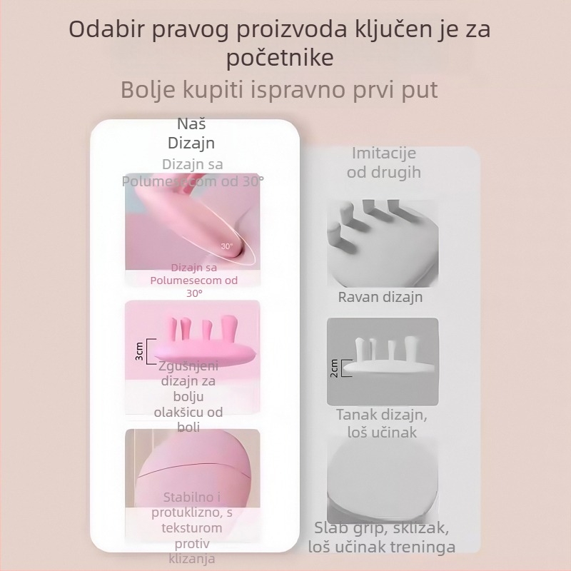 Trener luka stopala s vježbom prstiju, mršavije listove i ljepši izgled nogu; materijal: TPR; brend: Telford