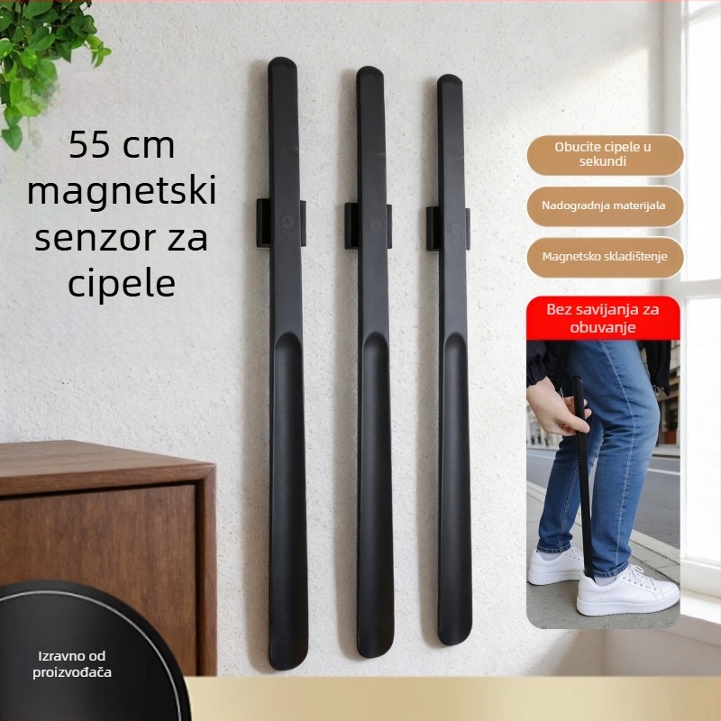 XB-5504 Magnetni Shoe Horn s produženim držačem, drška od masivnog drveta, cijele godine upotreba