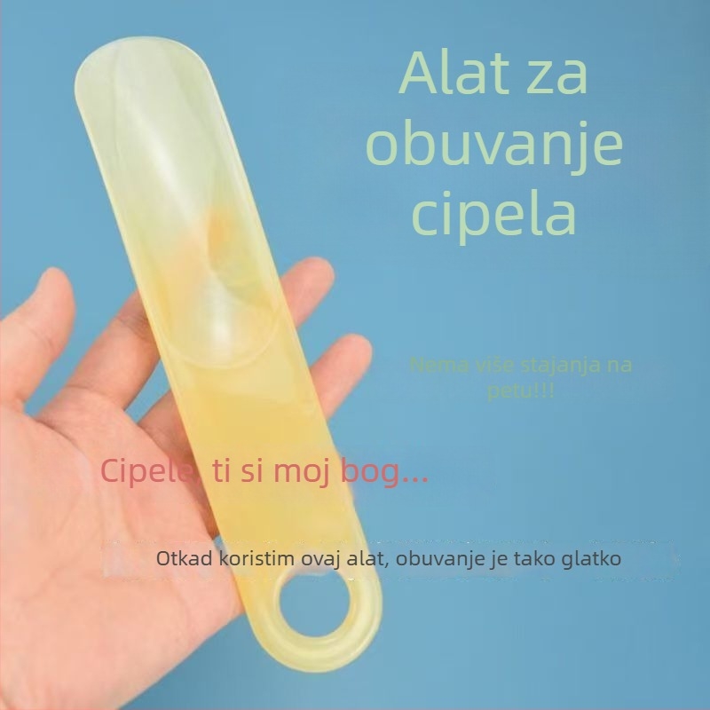 Sklopivi plastični shoehorn, kompaktan i prijenosan, Model 01, Kod Kdy-563